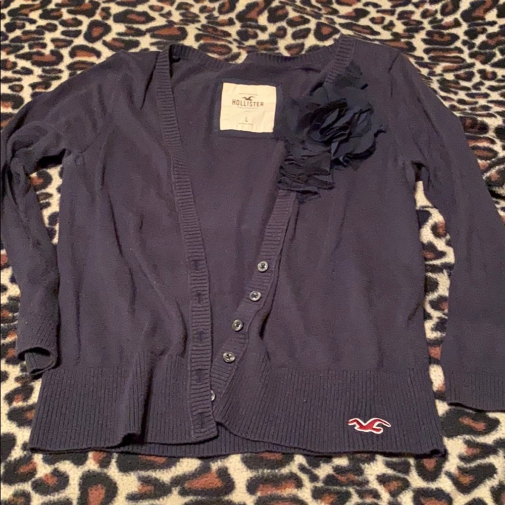Navy Blue Cardigan